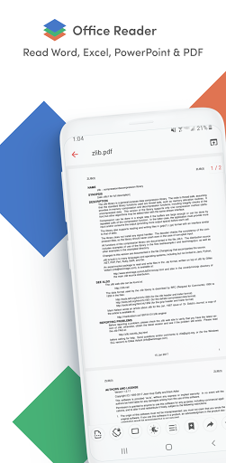 Office Reader - PDF,Word,Excel