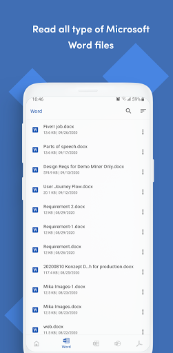 Office Reader - PDF,Word,Excel