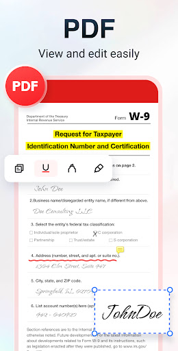 Document Reader & PDF Editor